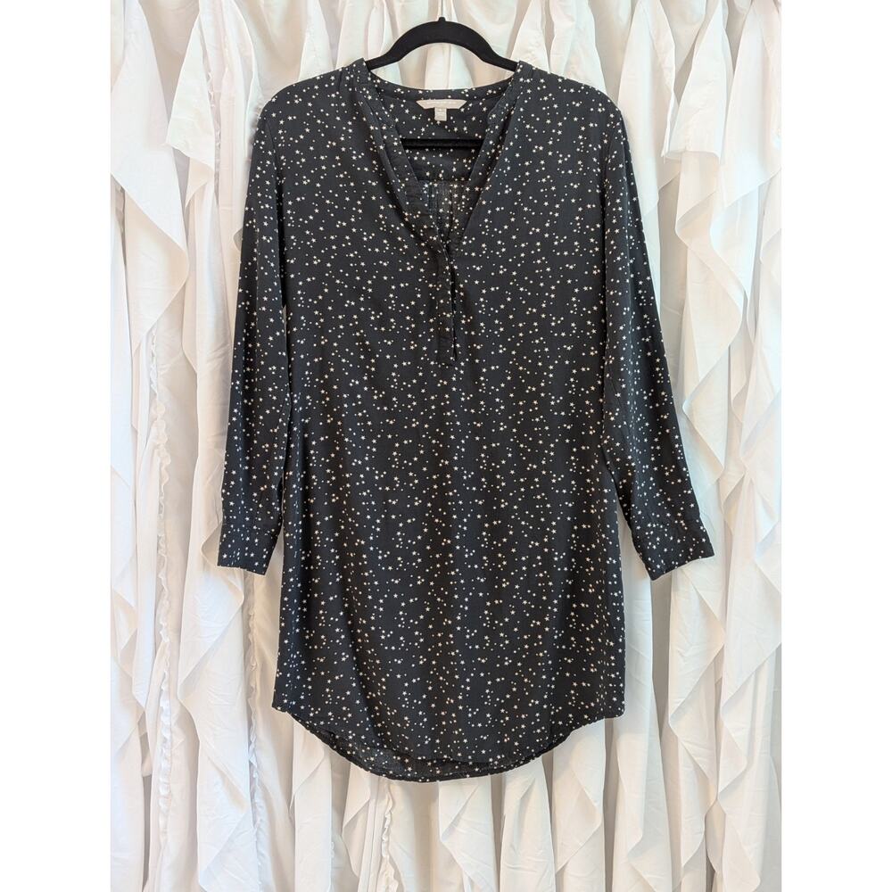 Banana Republic Women's Size 6 Starry Night Dress/Tunic Navy w/White Stars